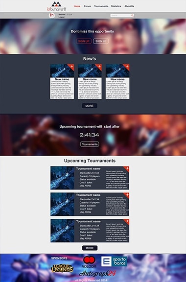 league of tournaments